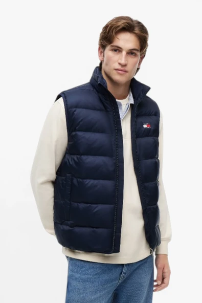 TJM LIGHT DOWN PACKABLE VEST Erkek Mavi Yelek - DM0DM23232 ürün görseli 1
