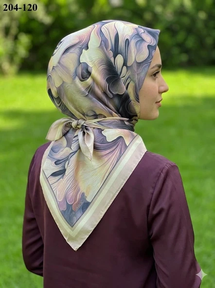 Velscarfs Soft Pamuk Parla Eşarp (Bej) 204-120 ürün görseli 1