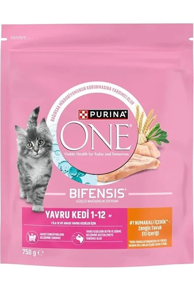 Purina One Tavuklu Yavru Kedi Maması 750gr ürün görseli 1