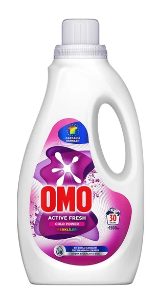 Omo Sıvı Deterjan 1500 ml Renkliler 2 li - Resim 2
