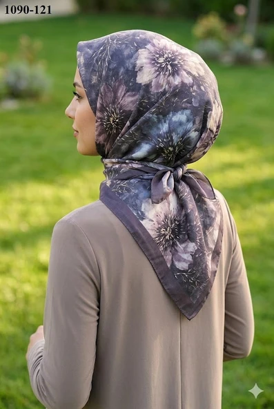 Velscarfs Soft Pamuk Parla Eşarp (Kahverengi) 1090-121 ürün görseli 1
