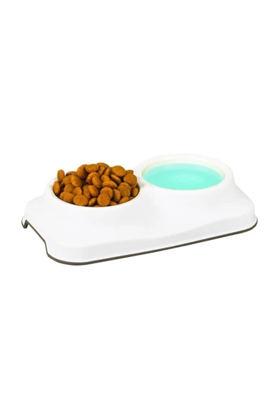 PlastArt Pet Ikili Mama Kabı | 0,8 Lt. (AÇIK KAHVERENGİ) ürün görseli 1