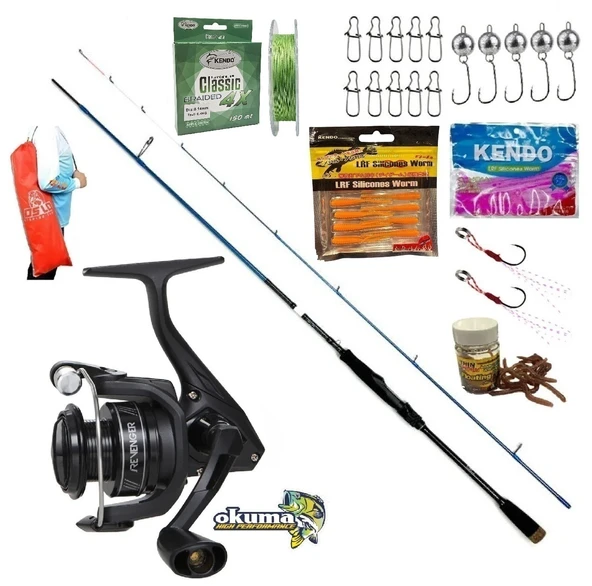 Okuma Revenger Rv-2000A 2.13mm 0,5-7gr Oslo Rock Game Lrf Olta Takımı Seti ürün görseli 1