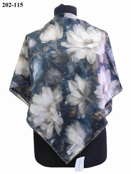 Moon Scarf Soft Pamuk Eşarp 202-115 - Resim 2