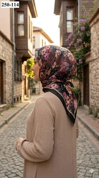 Velscarfs Soft Pamuk Parla Eşarp (Siyah) 250-114 ürün görseli 1