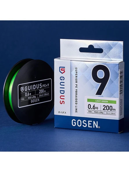 GUIDUS PE×9 Light Green 150m Örgü Misina ürün görseli 1
