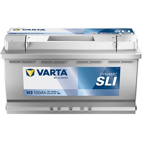 Varta H3 12V 100 Ah 830A Dynamic Slı Akü (Üretim Yılı: 2026) ürün görseli 1