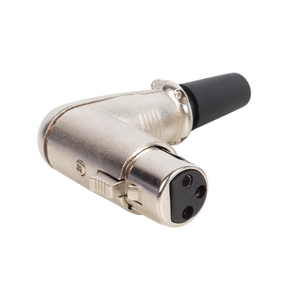 Canon Fiş Dişi 90 Derece L Tip XLR Jack Fiş ürün görseli 1