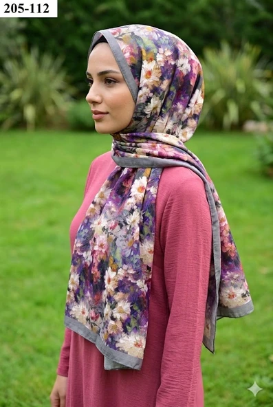 Belinda Scarf Bambu Kraş Pamuk Şal (Yeşil) 205-112 ürün görseli 1