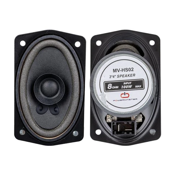 Magicvoice MV-HS02 3X4'' 7.5X10 Cm 8 Ohm Max 100 Watt Oval Oto Hoparlör ürün görseli 1