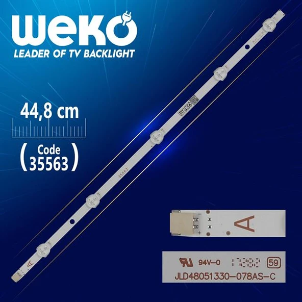 JL.D48051330-078AS-C 18AD53-2 0324 - 44.8 Cm  5 Ledli - WK-1081 Led Tv Bar ürün görseli 1