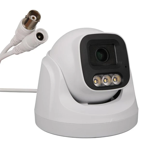 Plato PL-25273 2 MP Color Vu 3.6 Mm 2 Atom Led Plastik Kasa AHD Dome Kamera ürün görseli 1