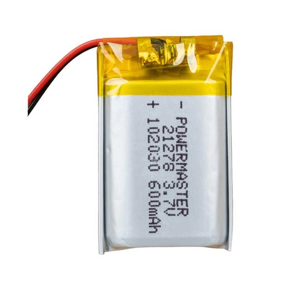 Powermaster 102030 3.7 Volt 600 Mah Lityum Polimer Pil ürün görseli 1