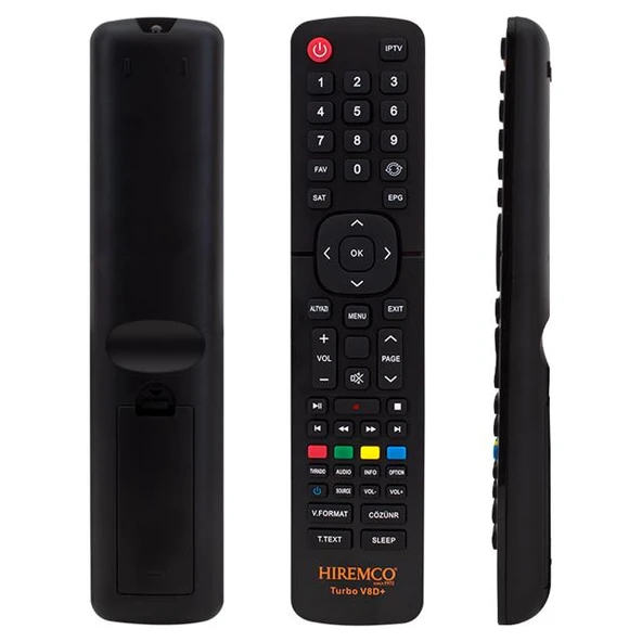 Hiremco Turbo V8D+ Uydu Alıcı Kumandası ürün görseli 1