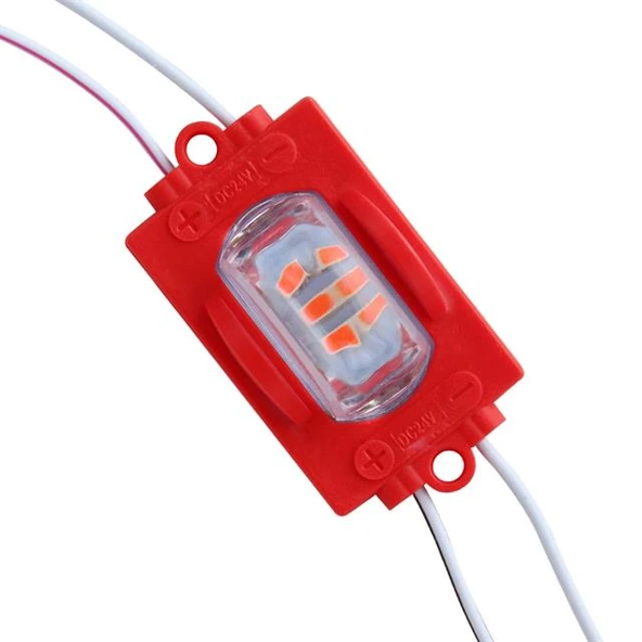 Powermaster 24 Volt 1.4 Watt Kırmızı 2835 Cob Modül Led 48*30 ürün görseli 1