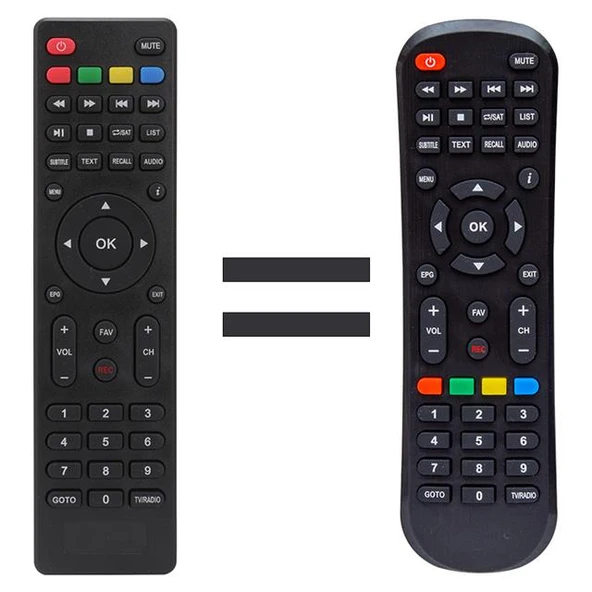 Magbox Natural - Crystal - Pluton S / Mersat Private-Elite HD / Rowell RVL-9500 / Cvs 8530HD / Amstrad 120HD / Wismann 500HD Plus Uydu Kumanda ürün görseli 1
