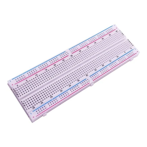 Elektromer MB-102 830 Delik 16.5Mm/5.4Mm/0.85Mm Büyük Boy Bread Board ürün görseli 1