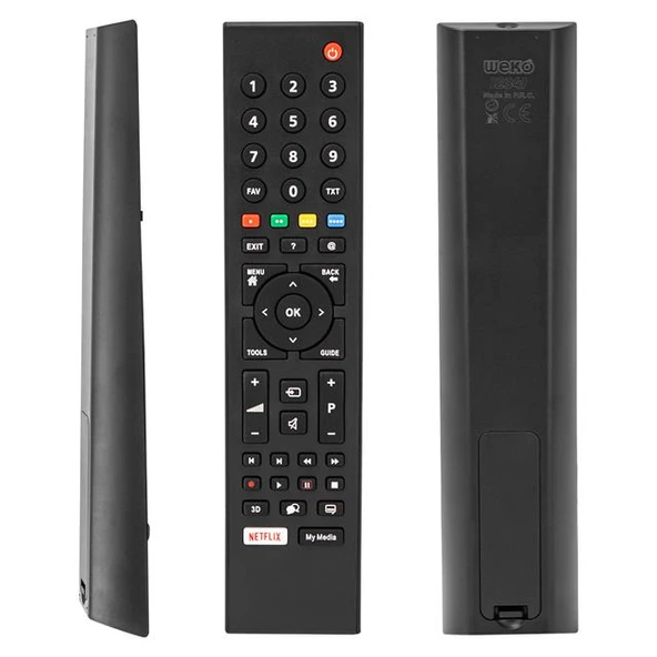 Arçelik RC3214806/02 - Beko B49L 8860 - Grundig 49GCU 7900B Netflix - My Media Tuşlu Lcd-Led Tv Kumanda ürün görseli 1