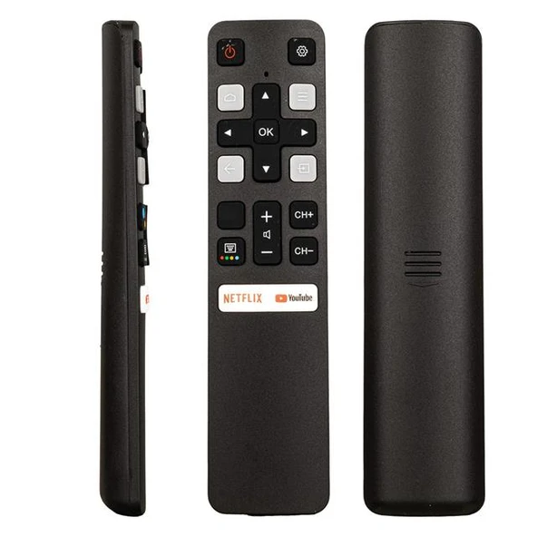 Tcl RC 802V - FNR1 - HTC120 - RC25324 Netflix - Youtube Tuşlu Ses Komutsuz Lcd Led Tv Kumanda ürün görseli 1