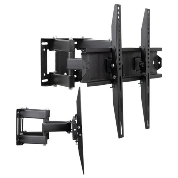 Vontech VT-852 HC Pro 55-85'' Çift Kollu Kilitli Hareketli Televizyon Duvar Askı Aparatı ürün görseli 1