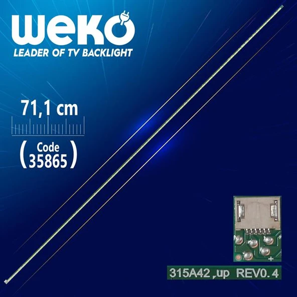 315A42 UP REV0.4 - 6916L-2955A - 71.1 Cm 76 Ledli - WK-1327 Led Tv Bar ürün görseli 1