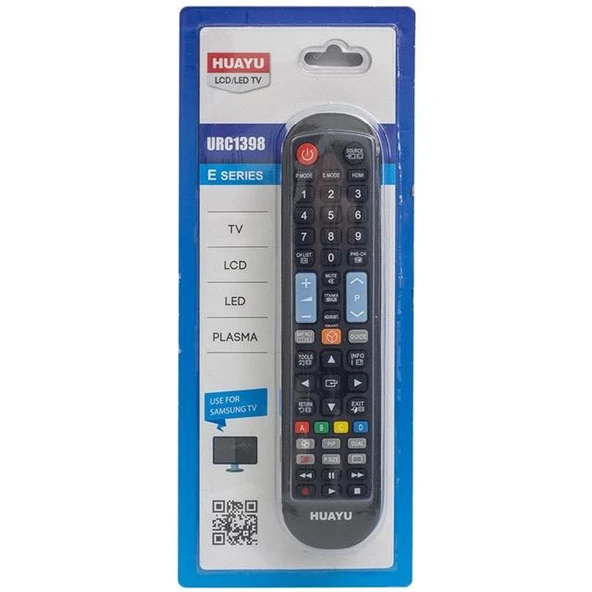 Huayu Samsung URC1398 LCD LED TV Universal Kumanda ürün görseli 1