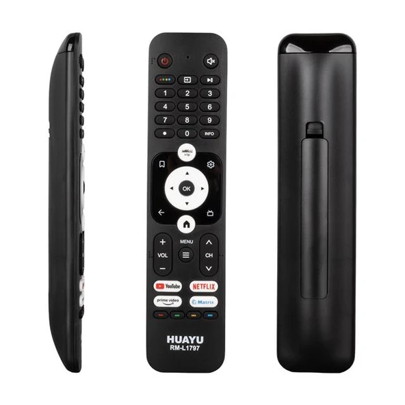Huayu RM-L1797 Haier Youtube-Netflix-Prime Video Tuşlu LCD-LED TV Kumanda ürün görseli 1