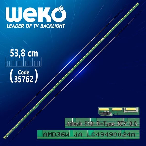 49INCH FHD R-TYPE REV 0.5 - 53.8 Cm 46 Ledli - WK-1230 Led Tv Bar ürün görseli 1