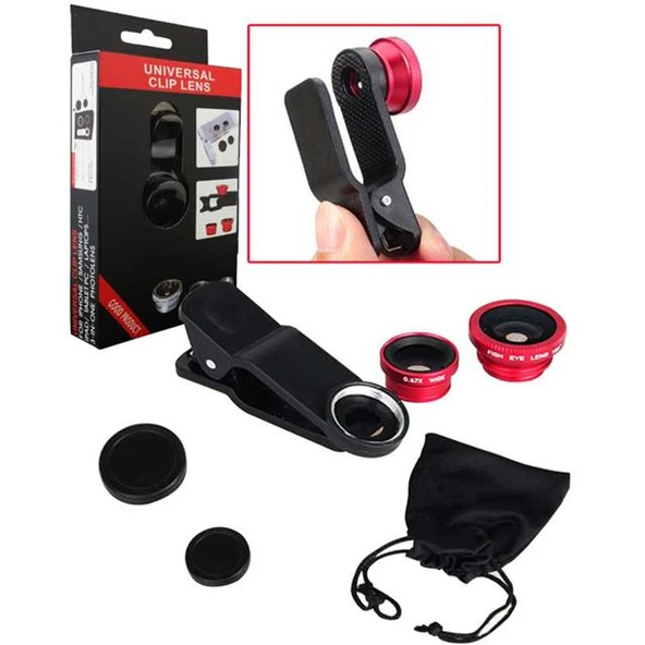 Powermaster Universal Akıllı Telefon Lens Seti ürün görseli 1
