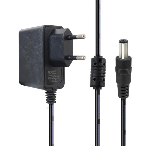 Weko 15 Volt - 1 Amper - 15 Watt 5.5*2.5 Uçlu Priz Tipi Adaptör ürün görseli 1