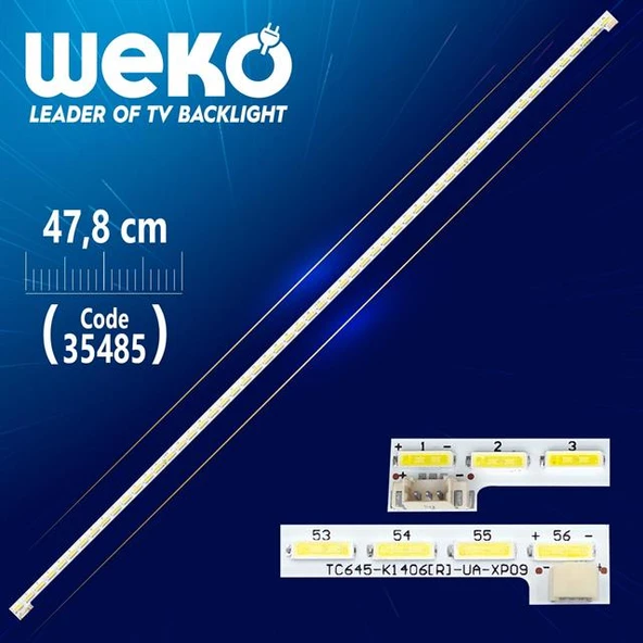 TC645-I1406(R)-UA-XP03 - 56 Ledli 47.8 Cm - WK-1031 Led Tv Bar ürün görseli 1