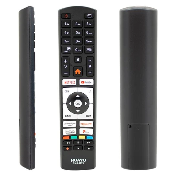 Huayu RM-L1773 Netflix-Youtube-Prime Vide Tuşlu Vestel Lcd Led Tv Kumandası ürün görseli 1