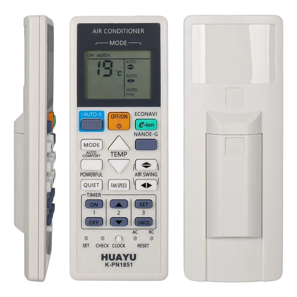 Huayu K-PN1851 Universal AC Panasonic Klima Kumandası ürün görseli 1