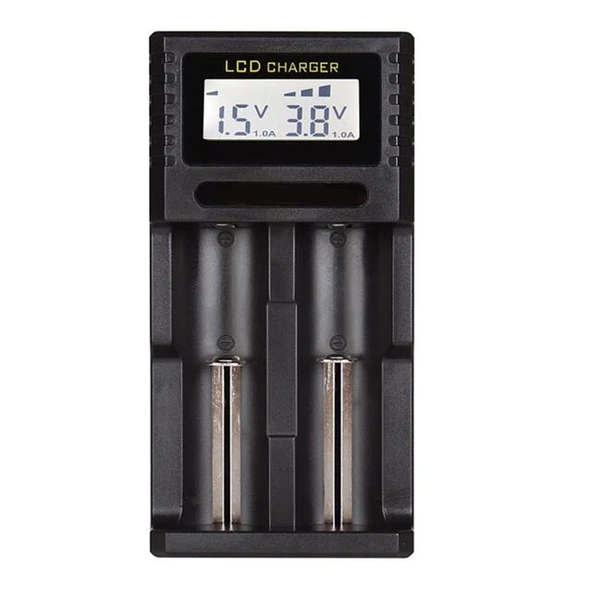 Powermaster PMR-K2 4.2 Volt 2 X 0.5 Amper Pil Şarj Cihazı ürün görseli 1