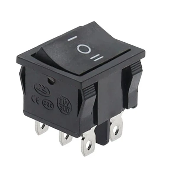 IC-130 Orta Boy Işıksız On-Off-On Anahtar 6P ürün görseli 1