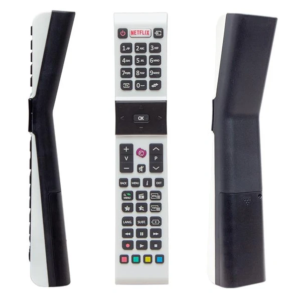 Profilo RCA49130 - Vestel Smart – Sanyo - Jvc Netflix Tuşlu Beyaz Yazısız Lcd Led Tv Kumanda ürün görseli 1