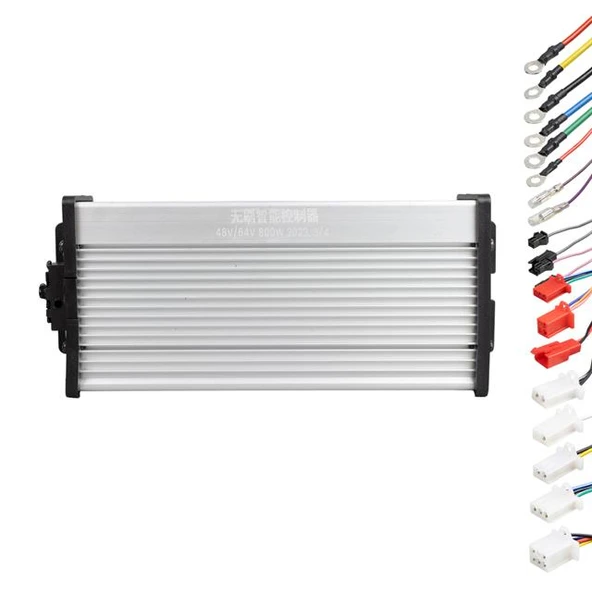 Powermaster SD-21467 48V-60V 800 Watt Elektrikli Bisiklet Ve Scooter Beyni Akıllı Güç Kontrol Beyin Ünitesi ürün görseli 1