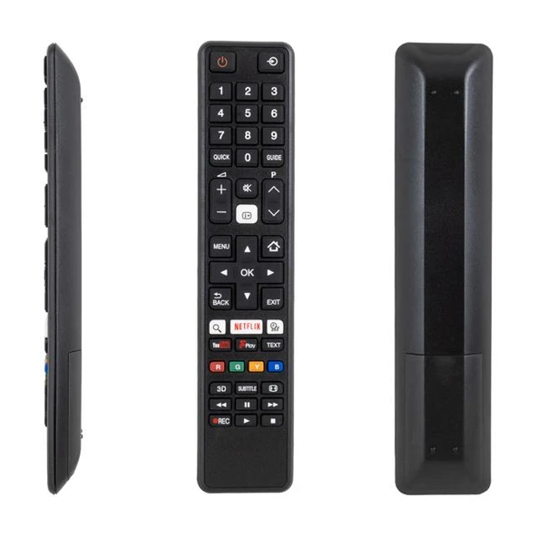 Toshiba CT-8069 49L3653DB - 43U6763DB - 32D3653DB Netflix-Youtube Tuşlu Lcd Led Tv Kumandası ürün görseli 1