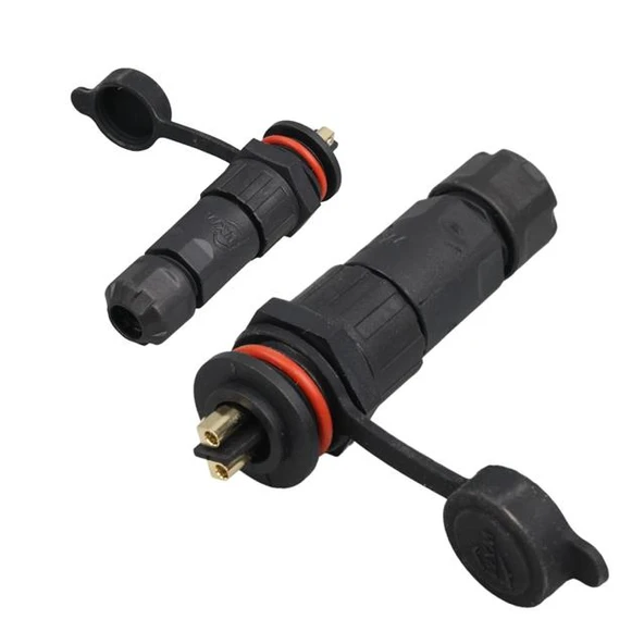 IC-266M 16Mm Su Geçirmez Konnektör Şase Seyyar Takım 2 Pin ürün görseli 1