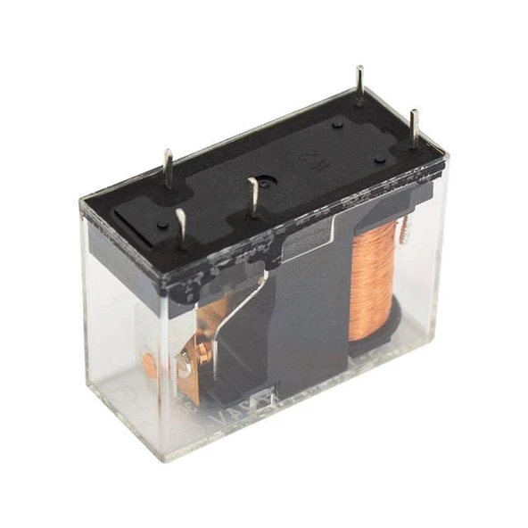 24 Volt Röle Tek Kontak 5 Bacak 10 Amper - Resim 2