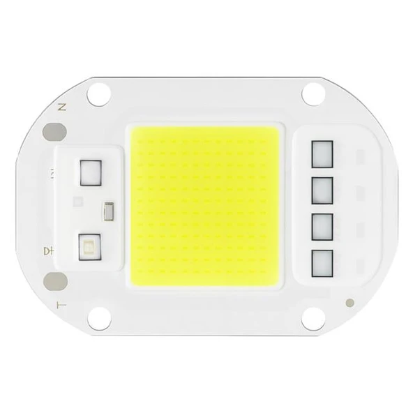 Powermaster PM-19479 Projektör 50 Watt Beyaz Led 4060 AC220V 60X40mm ürün görseli 1