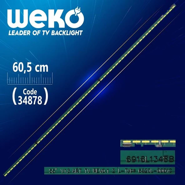 55'' V13 ART TV REV0.1 2 L-TYPE 6920L-0001C - 60.5 Cm 75 Ledli - WK-202 Led Tv Bar ürün görseli 1