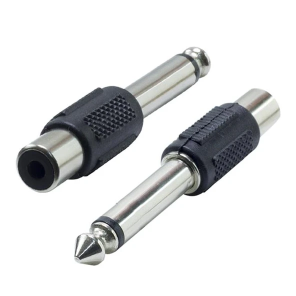 Powermaster PM-4221 6.3 Mm Mono Erkek - 1 Tos Dişi Çevirici Jack ürün görseli 1