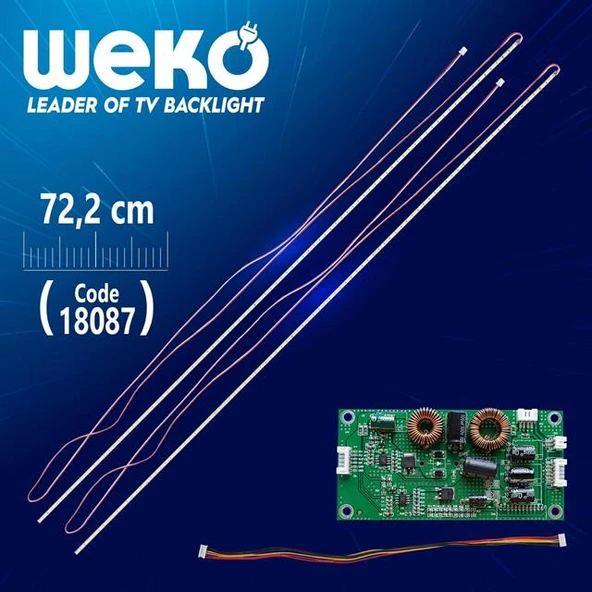 65'' İnç 90 Ledli 72 Cm Universal Tv WK-1374 E-Led Takımı ürün görseli 1