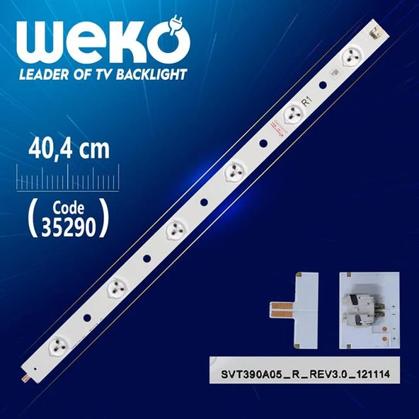 SVT390A05 _ R _ REV3.0_121114 - R1 TYPE - (40.4 Cm) - 6 Ledli - (WK-921) Tv Led Bar (Tvnizi açıp içindeki led barla birebir aynısı olduğunu görmeden almayınız. Sonrasında iade ALMAMAKTAYIZ.) ürün görseli 1