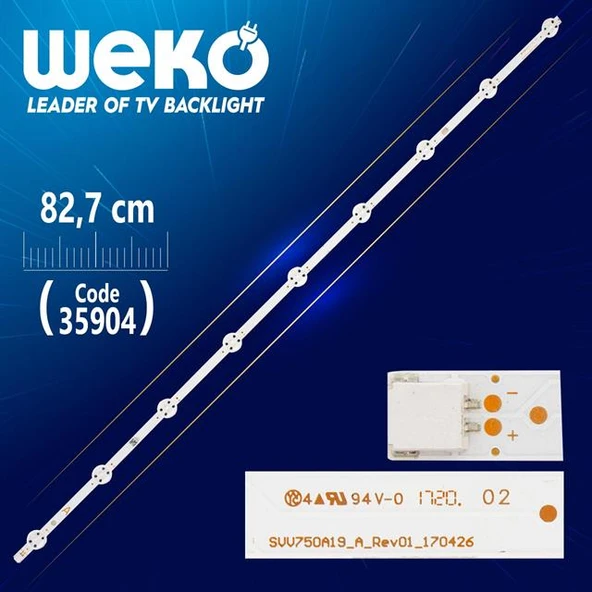 SVV750A19_A_REV02_170621 9 82.7 Cm WK-1377 Tv Led Bar (Tvnizi açıp içindeki led barla birebir aynısı olduğunu görmeden almayınız. Sonrasında iade ALMAMAKTAYIZ.) ürün görseli 1