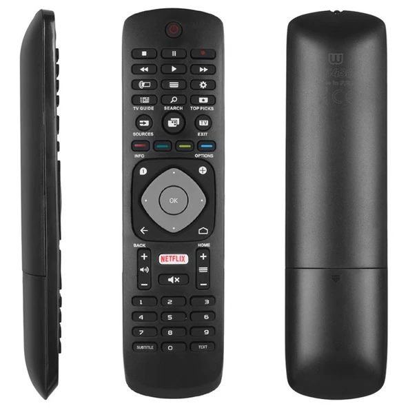 Philips RM-L1285 - 2422549001911 - 43PUS6262/12 - 50PFL3807H/12 Netflix Tuşlu Lcd TV Kumanda ürün görseli 1