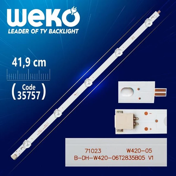 42'' ROW2.1 REV 0.6 1 R1-TYPE 6916L-1215A - 41.9 Cm 5 Ledli - (WK-1225) Tv Led Bar (Tvnizi açıp içindeki led barla birebir aynısı olduğunu görmeden almayınız. Sonrasında iade ALMAMAKTAYIZ.) ürün görseli 1