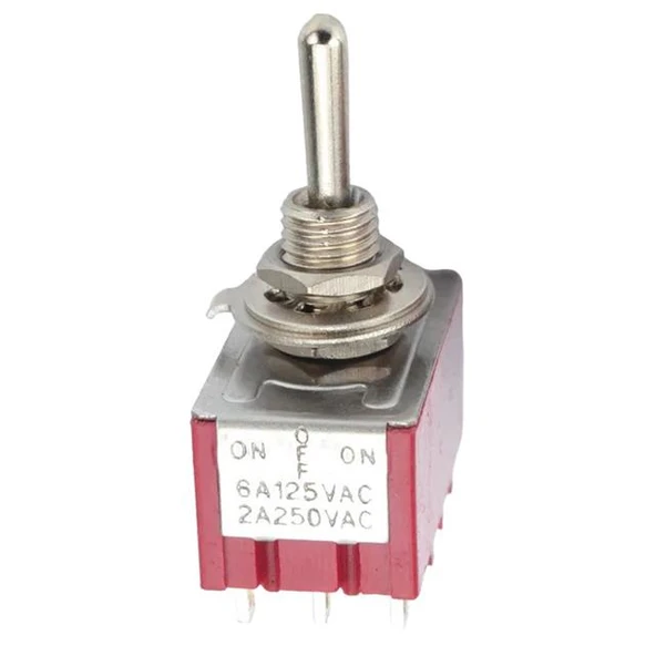 IC-148D On-Off-On Ø6mm MTS-403 12P Toggle Switch ürün görseli 1
