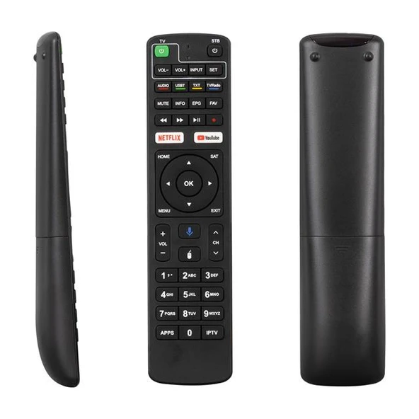 Weko Dreamstar Android Netflix Ve Youtube Tuşlu Ses Komutlu Uydu Kumandası ürün görseli 1